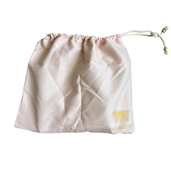 Deux Lux NWT vegan leather Maribel Double Zip Crossbody Blush Purse - Picture 5 of 12